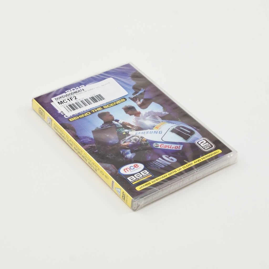 [DUKDVDODND074] Duke British Superbike Behind The Scenes 2012