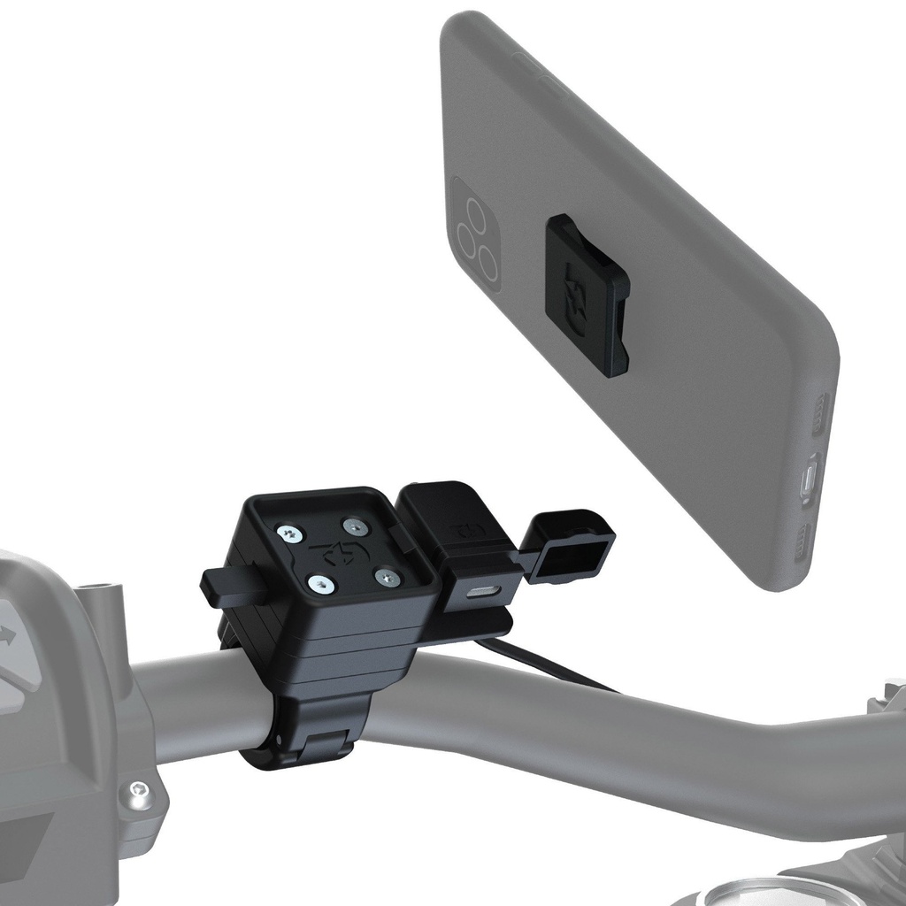 [OXFOX869] Oxford CLIQR USB C Motorcycle Handlebar Mount