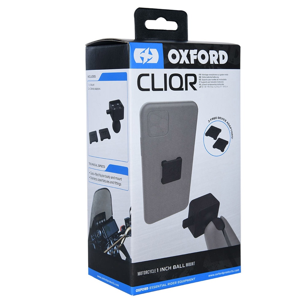 [OXFOX853] Oxford CLIQR 1 Inch Ball Mount System