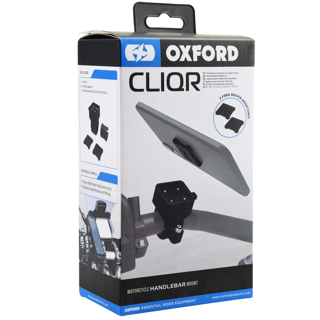 Oxford CLIQR Motorcycle Handlebar Clamp