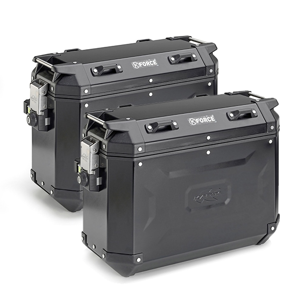 [2015771-2271428] Kappa K'FORCE MONOKEY Mixed Motorcycle Side Cases (Pair) (Black)