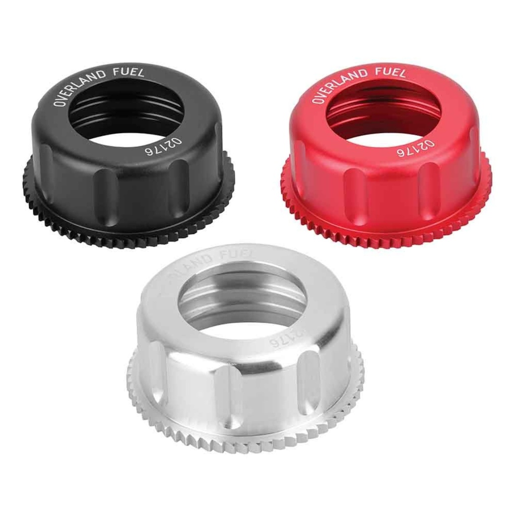 [5001547-3819410] Kriega Overland-Fuel CNC Alloy Screw Caps (Black)