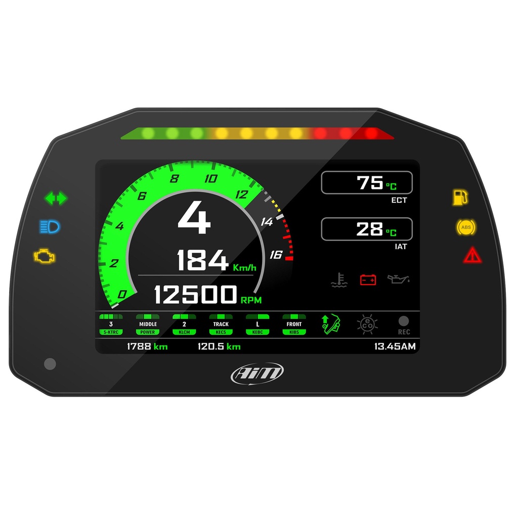 [AIMMXK10-GEN4] AIM MXK10 Kawasaki ZX-10R (Gen4 2011-15) Plug & Play Dash Logger