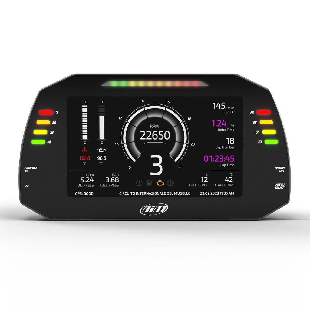 AIM MXG 1.3 Strada Light Dash (7" Colour TFT Display)