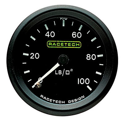 Racetech Oil Pressure Gauge - Mechanical