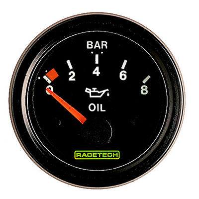 Racetech Oil Pressure Gauge - Electrical