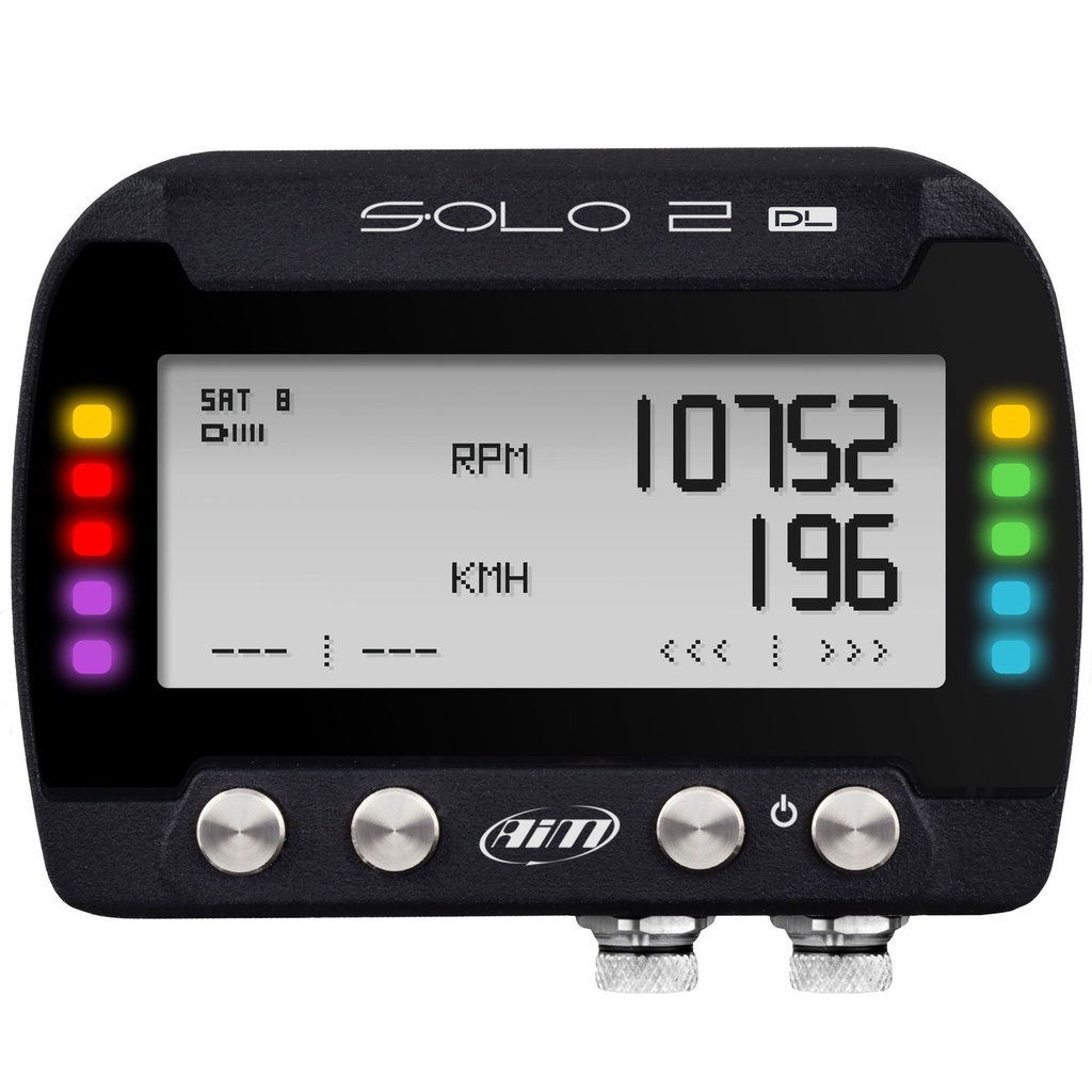 AIM Solo 2 DL GPS Lap Timer With ECU Input