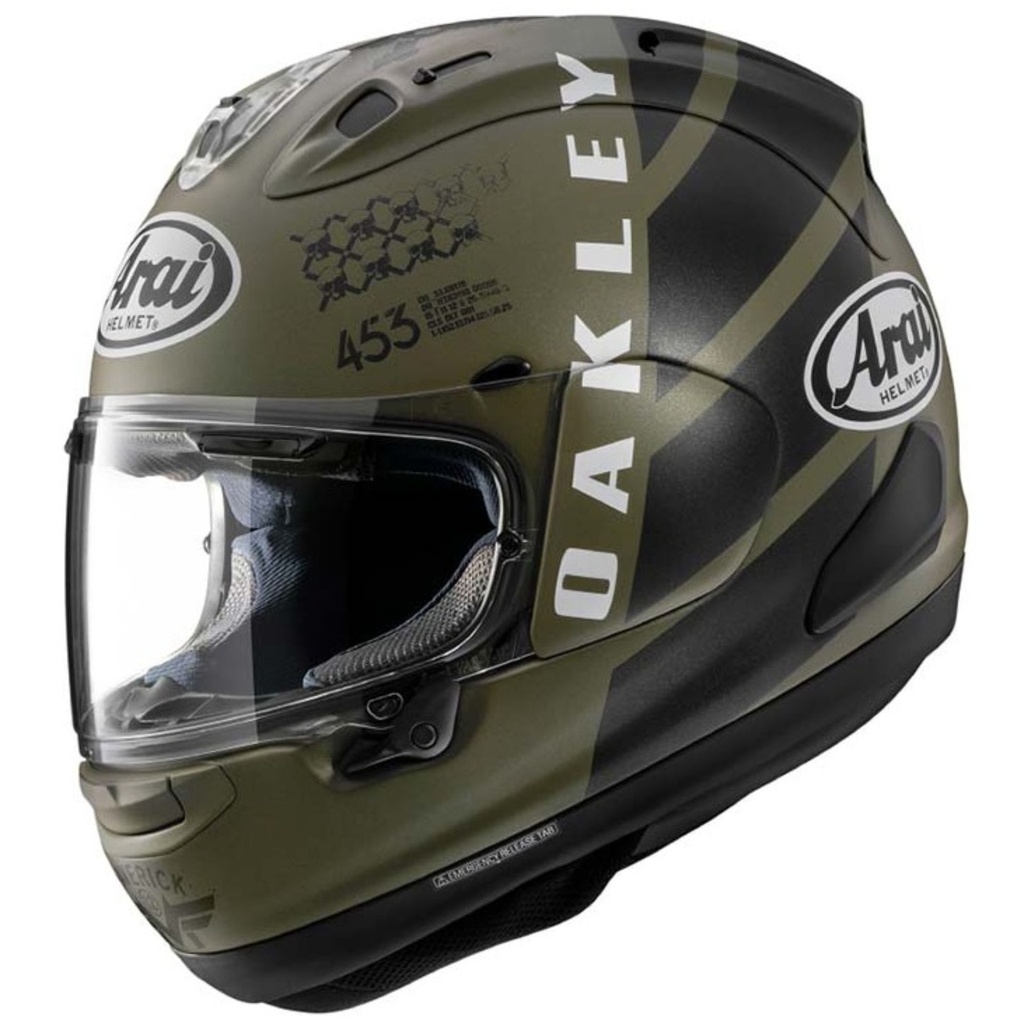 [5002417-3891337] Arai RX-7V Evo MVK Oakley 2023 Replica Motorcycle Helmet (M (57-58cm))