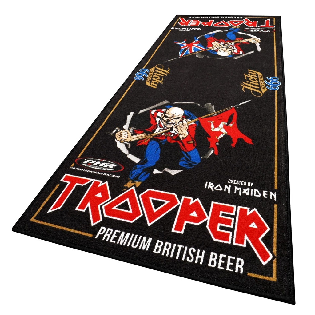 [5001668-3641641] Bike-It Iron Maiden's Trooper Beer Garage Mat (190 x 80cm)
