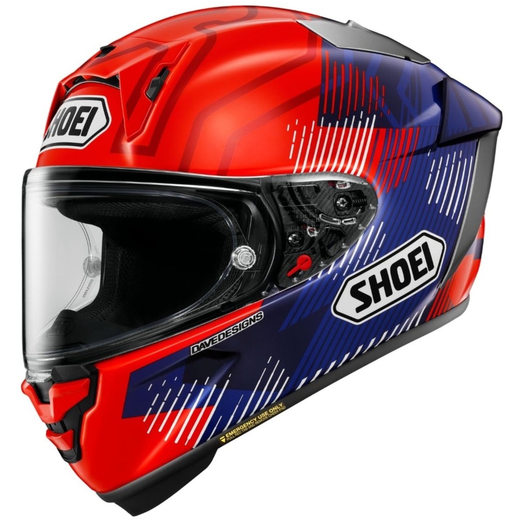 [5002169-3875843] Shoei X-SPR Pro Marquez 8 TC-1 Motorcycle Helmet (M (57-58cm))