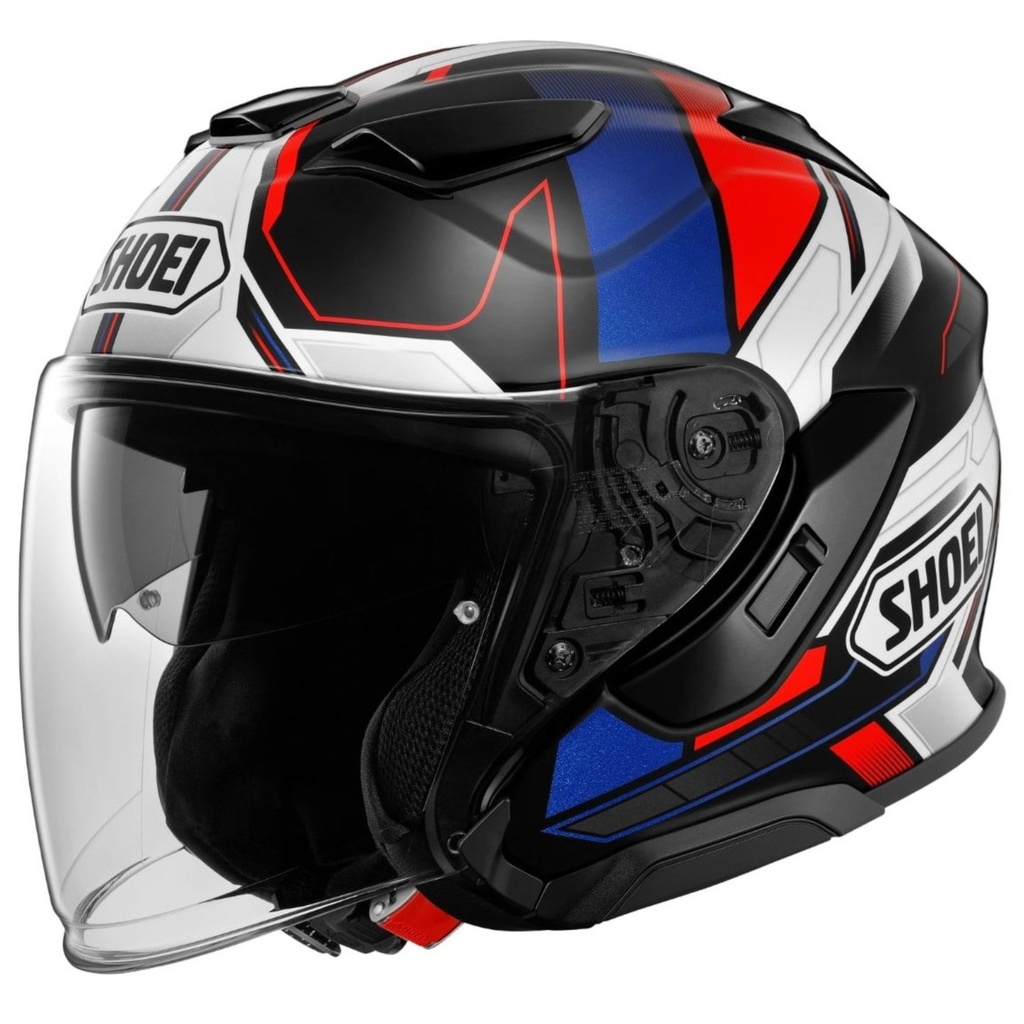 [5002162-3875726] Shoei J-Cruise 3 Graphic Motorcycle Helmet (M (57-58cm), Whizzy TC-1)