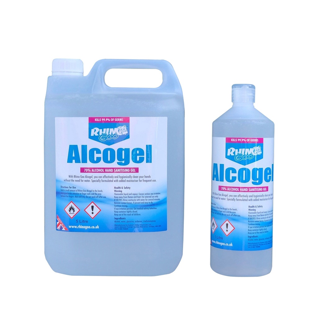 Rhino Goo Alcogel Hand Sanitising Gel