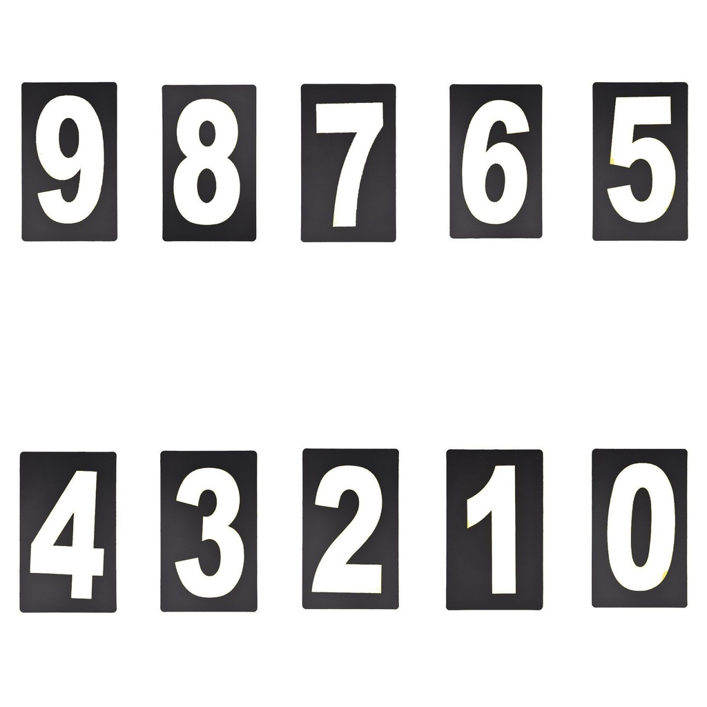 Bike-It Spare Pitboard Numbers
