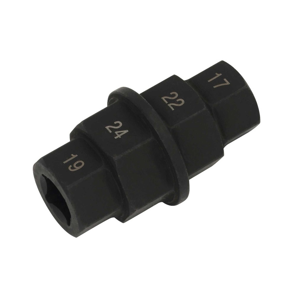 Sealey Motorcycle Spindle Tool 17, 19, 22 & 24mm - MS008