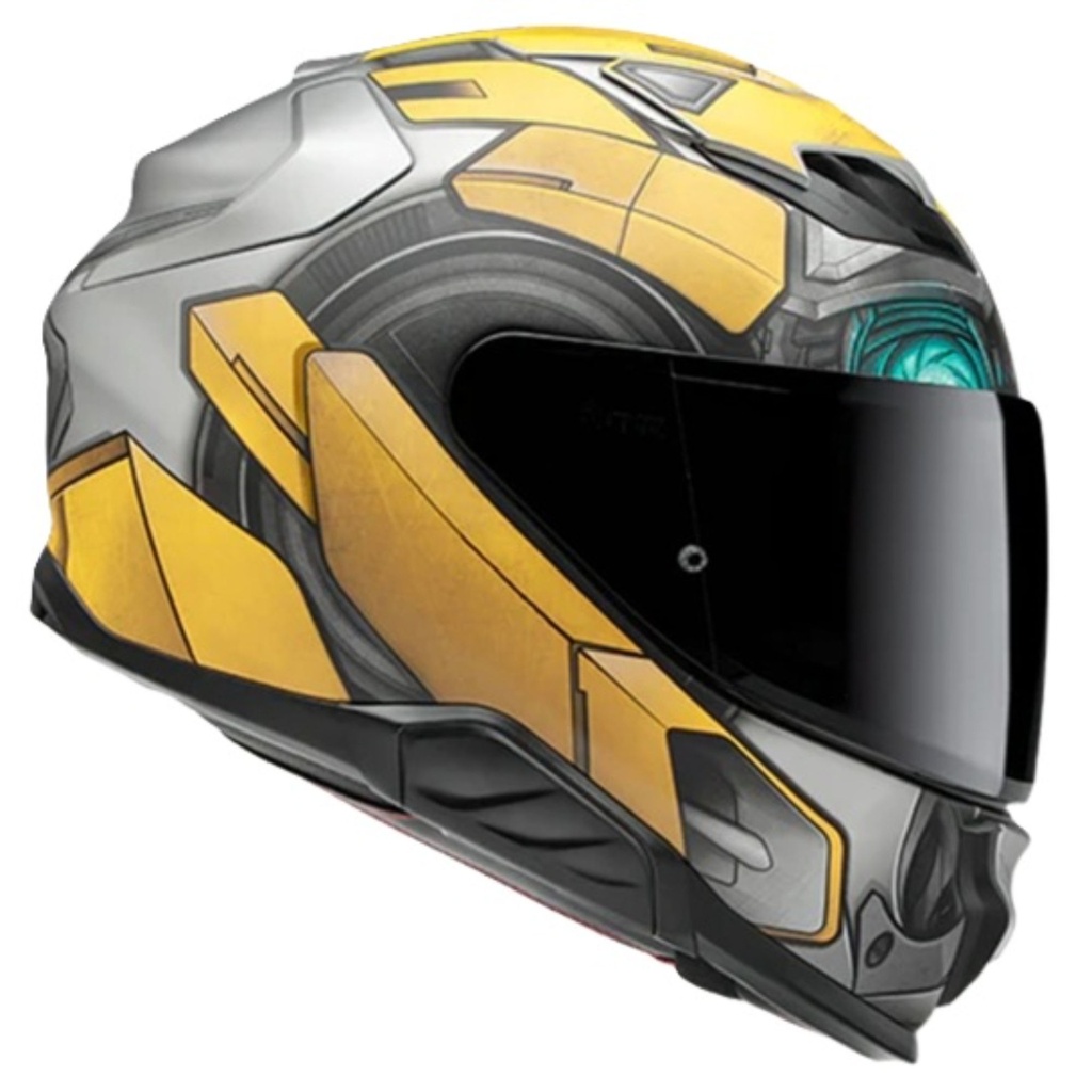 [5002102-3875524] HJC F71 Bumblebee Hasbro Motorcycle Helmet (M (57-58cm))