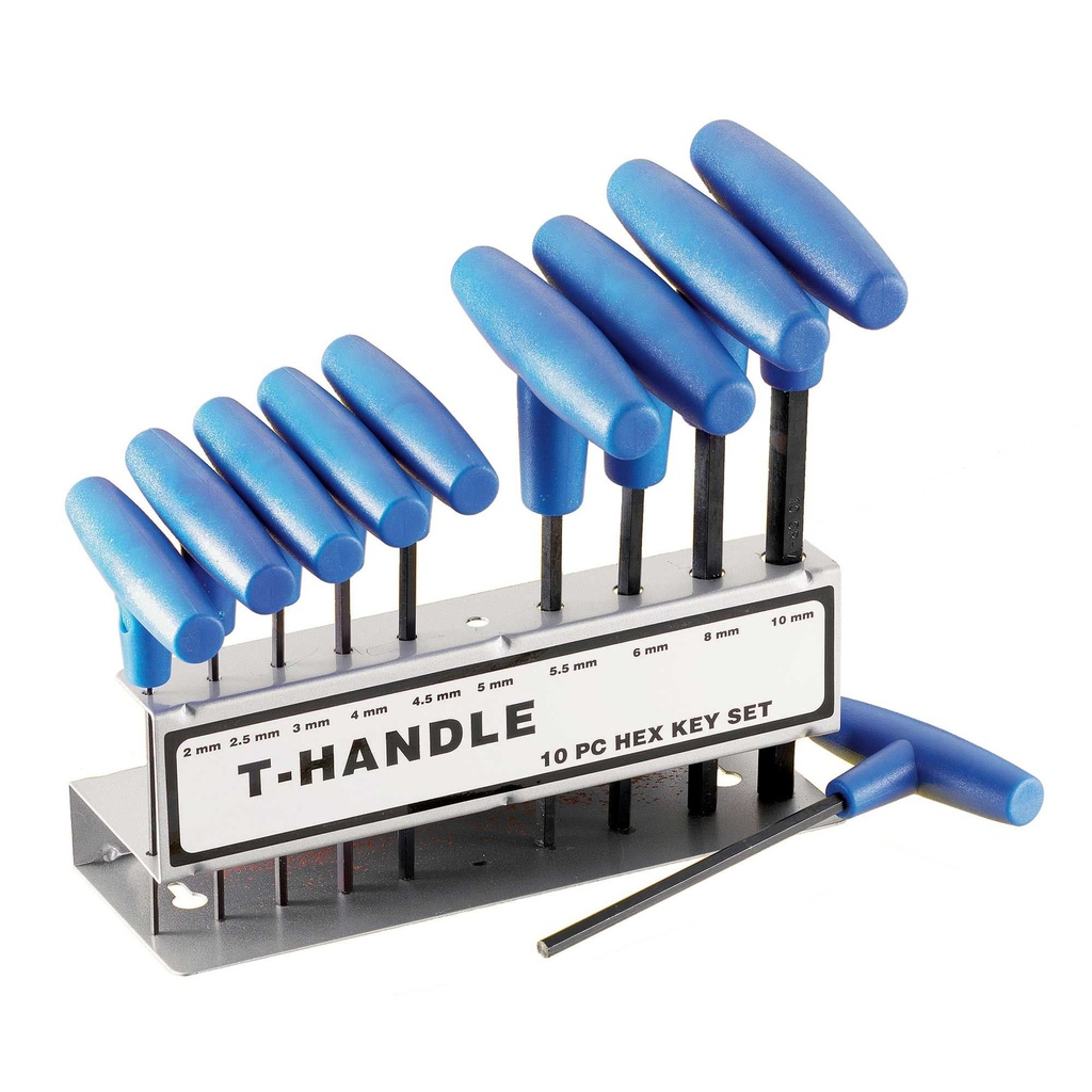 Bike-It T Handle Hexagon Key Set