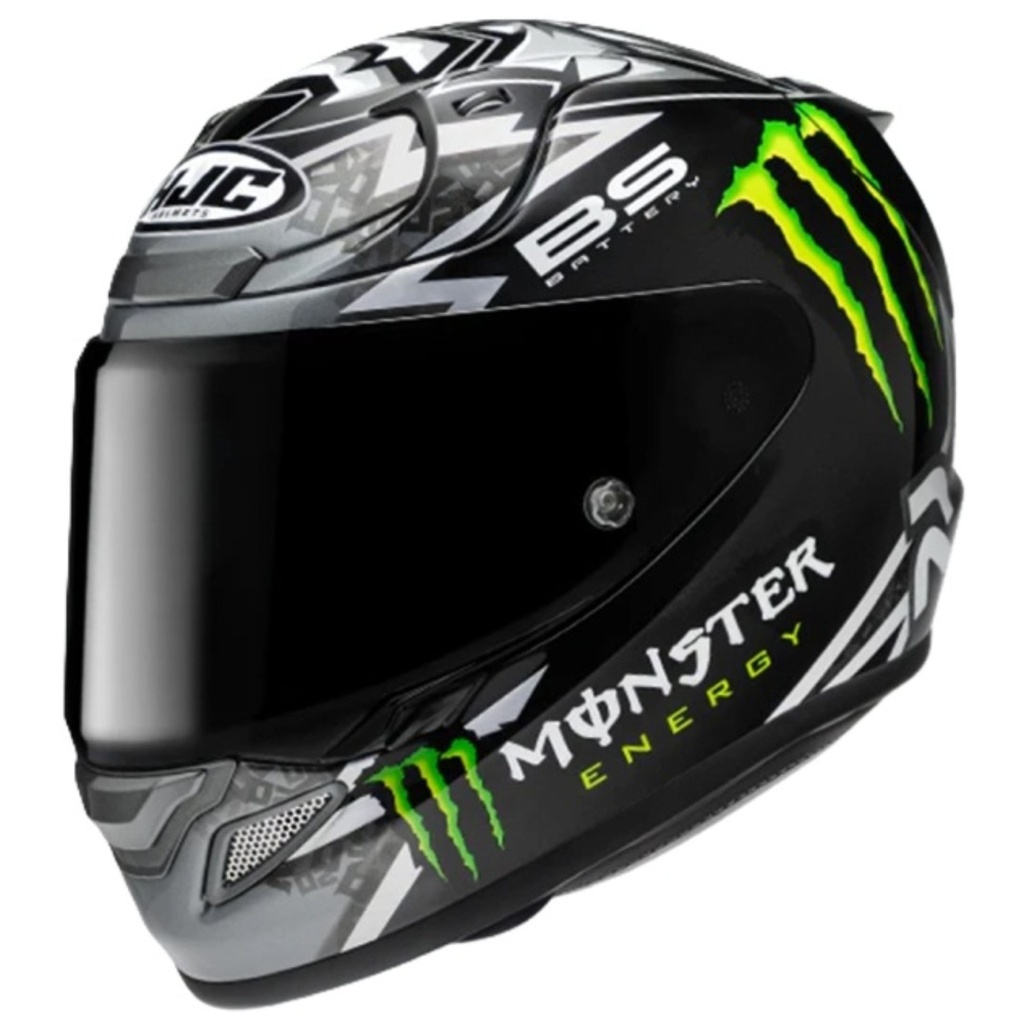 [5002122-3875419] HJC RPHA 12 Quartararo Replica Black Motorcycle Helmet (M (57-58cm))