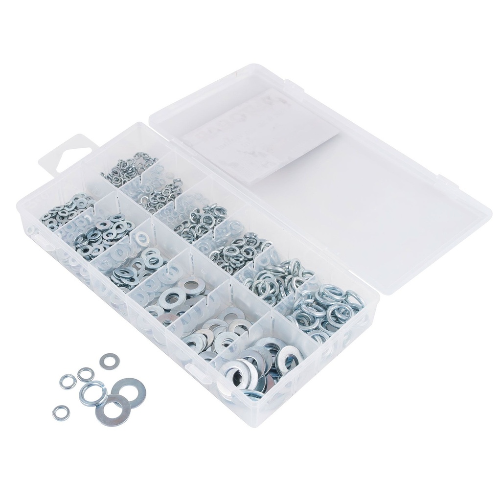 [DLPSAT114] Pitking Products Flat & Spring Washer Assortment - 790 Piece
