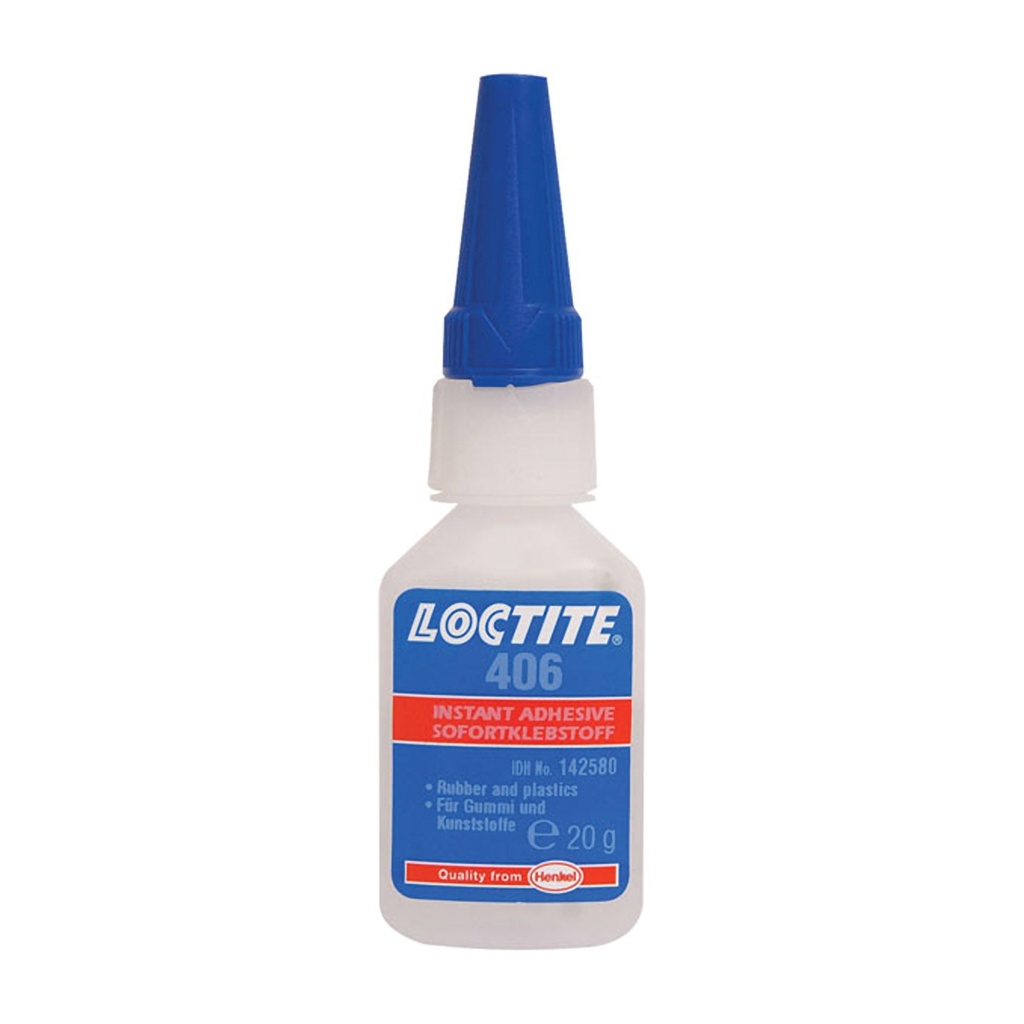 [LOC406-20G] Loctite 406 Plastic / Rubber Instant Adhesive