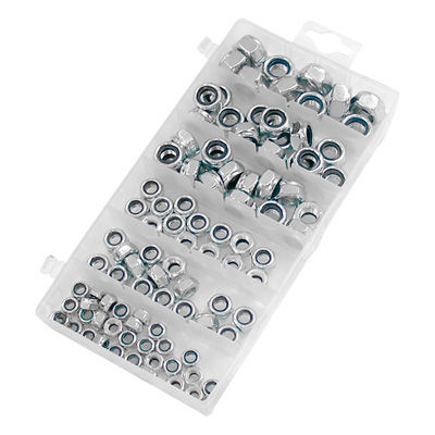 Bike-It 100pc Nylon Locknut Assortment