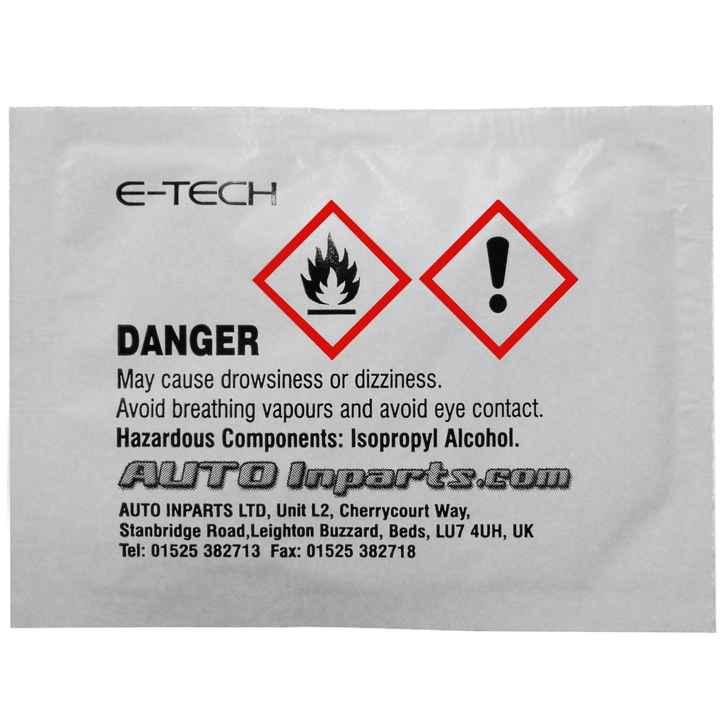 E-Tech Engineering Surface Cleaning Sachets