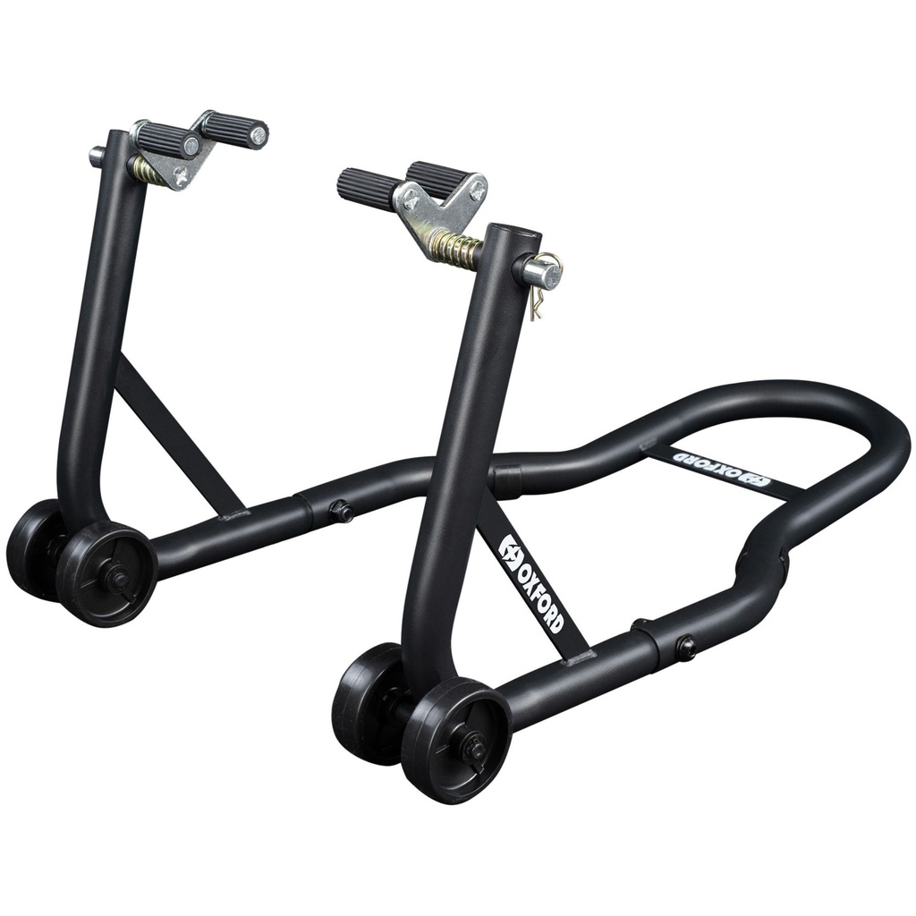 Oxford Big Black Bike Motorcycle Front Paddock Stand