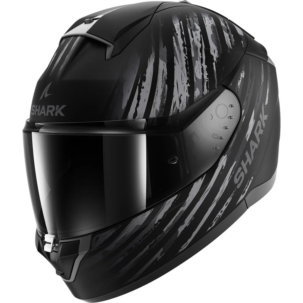 [5001396-3818681] Shark Ridill 2 Graphic Motorcycle Helmet (M (57-58cm), Molokai Black / Anthracite / Red)