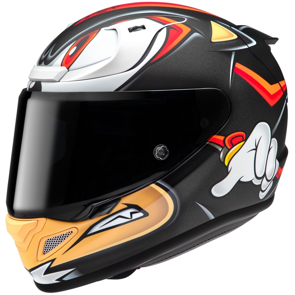 [5001888-3858619] HJC RPHA 12 Shadow The Hedgehog Motorcycle Helmet (M (57-58cm))