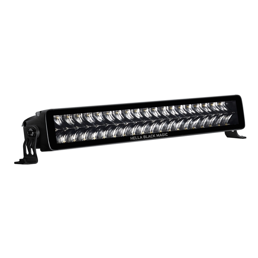 [250060-2132632] Hella Black Magic LED Double Lightbar - 21.5 Inch (M10 x 1, 0-10bar, None, Insulated Return)