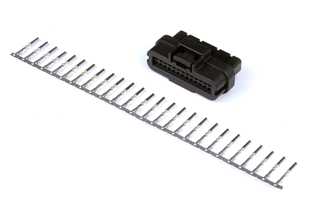 Plug and Pins Only AMP 26 Pin 2 Row Superseal Connector