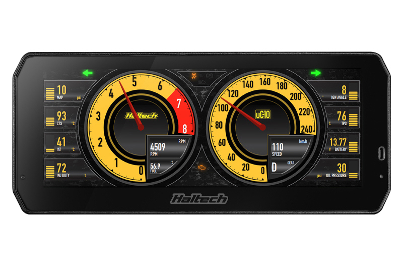 Haltech uC-10 Digital Dash Kit Size: 10in