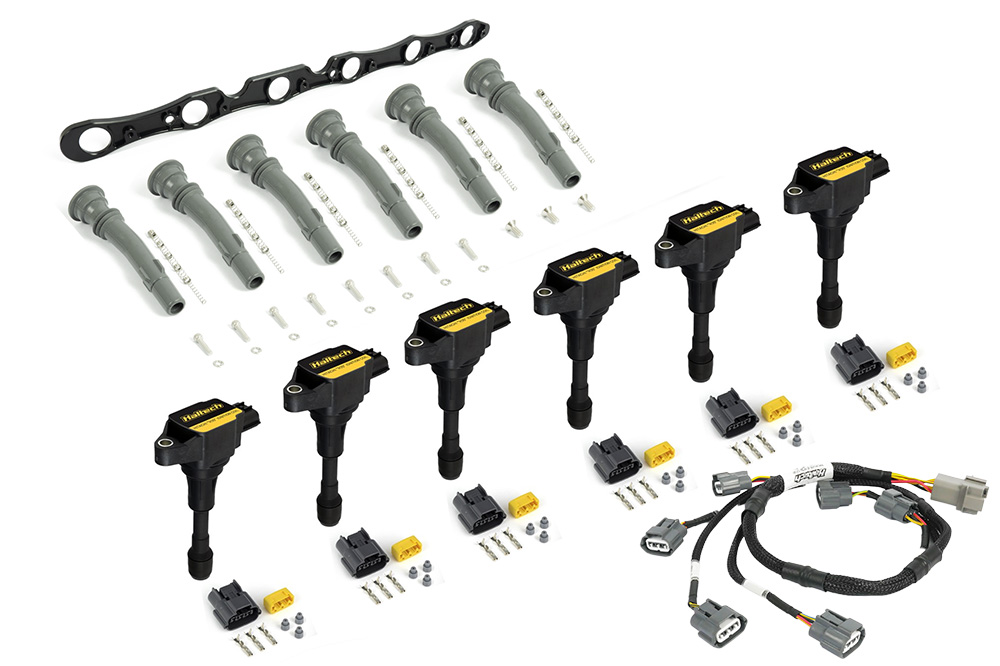 R35 Coil Bracket Kit for Ford Barra 4.0 Includes Bracket , Coils, Connectors and Harness