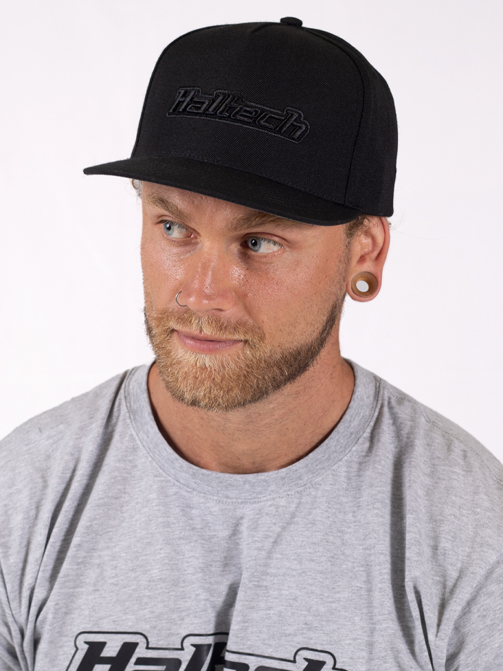 Haltech Snapback Cap - Black Size: One size fits all.