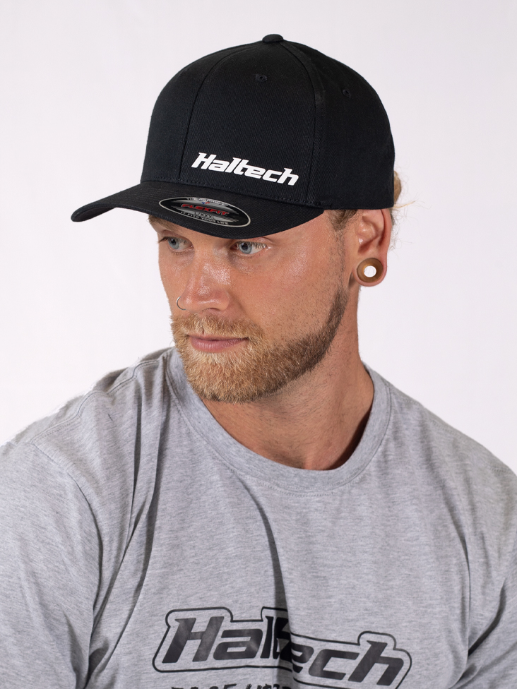 Haltech Flexfit Cap - Black L-XL Size: L-XL