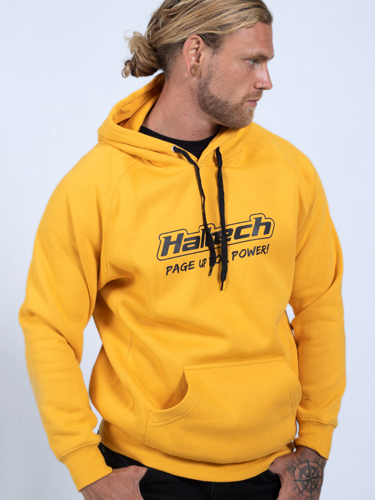 Haltech Classic Hoodie - Yellow S Size: Small