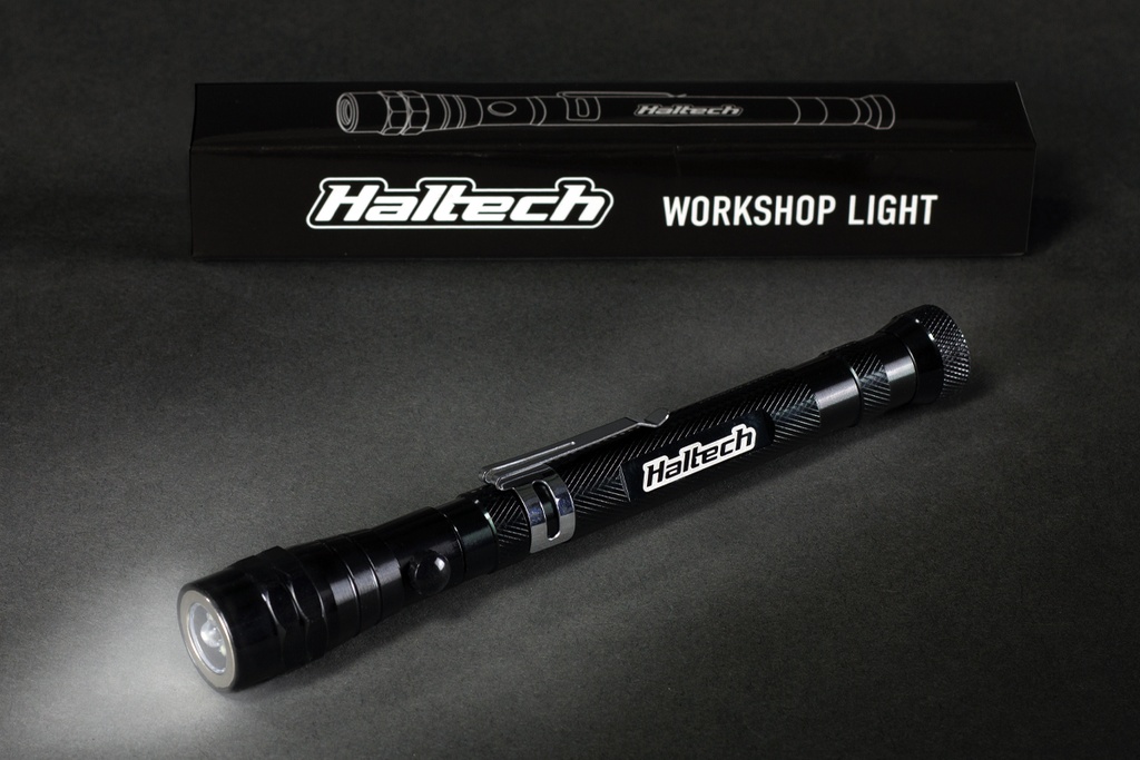 Haltech LED Telescopic Workshop Light Length: 17.3cm - 56.7cm