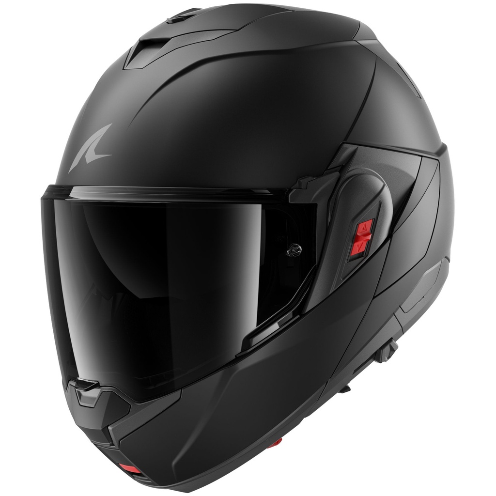[5001866-3856765] Shark Oxo Plain Motorcycle Helmet (M (57-58cm), Matt Black)