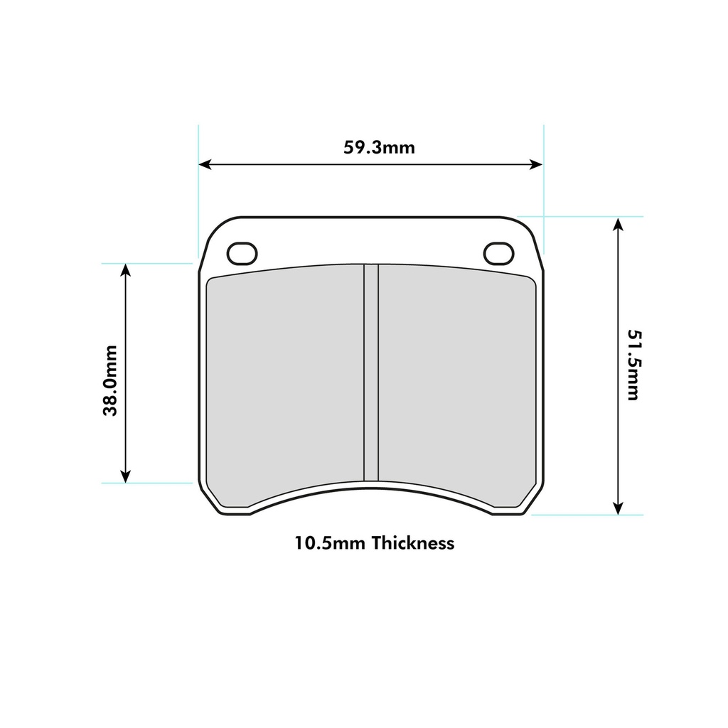 Mintex MRM1802 Brake Pads To Fit AP Racing Various 2 Piston / OE Calipers