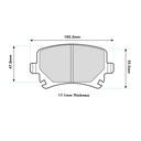 PBS Brakes ProRace Brake Pads
