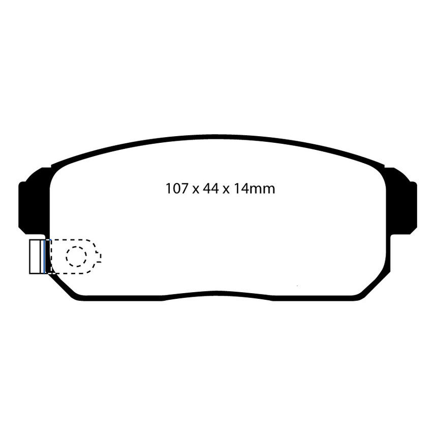 [EBCDP41691R] EBC Brakes Yellowstuff Performance Brake Pads