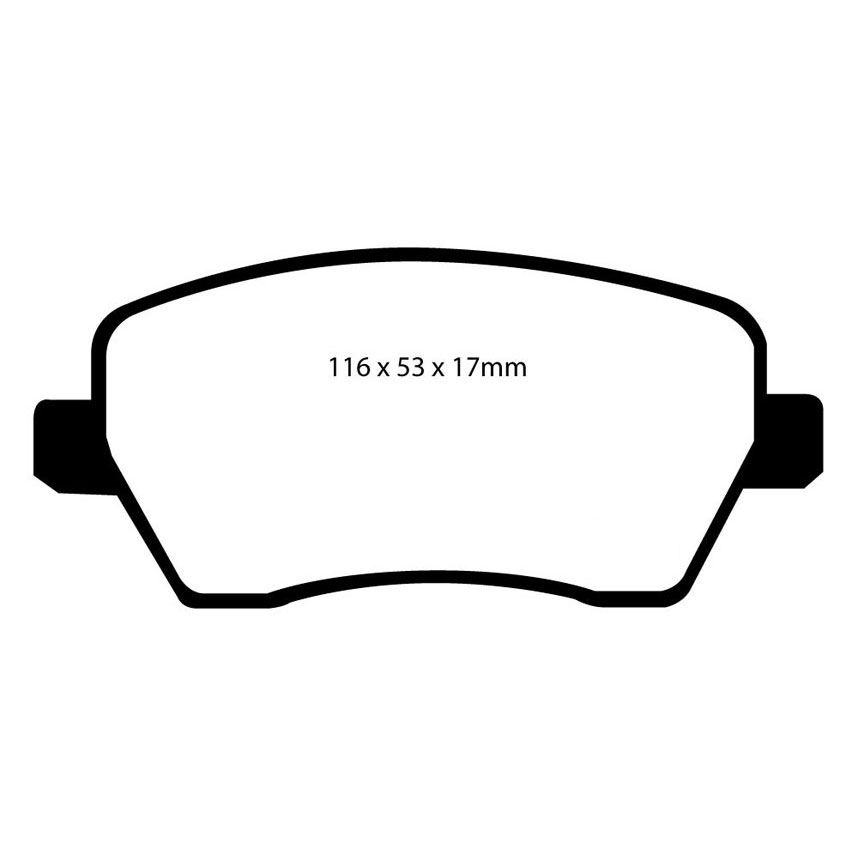 [EBCDP41903R] EBC Brakes Yellowstuff Performance Brake Pads
