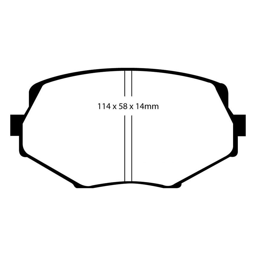 EBC Brakes Yellowstuff Performance Brake Pads