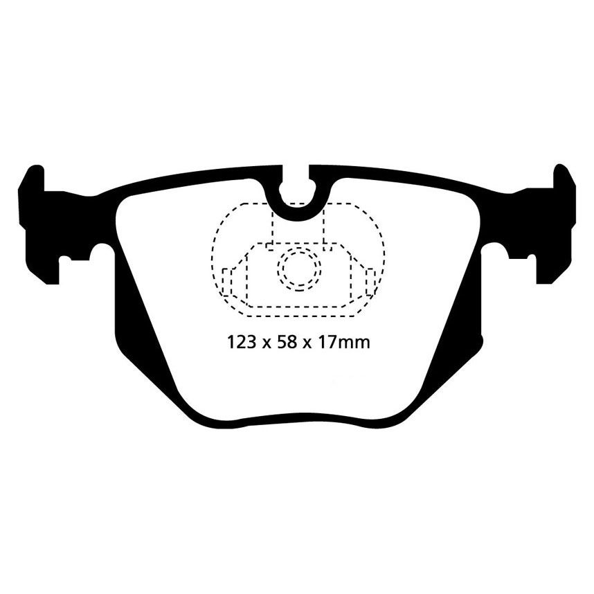 [EBCDP41118R] EBC Brakes Yellowstuff Performance Brake Pads