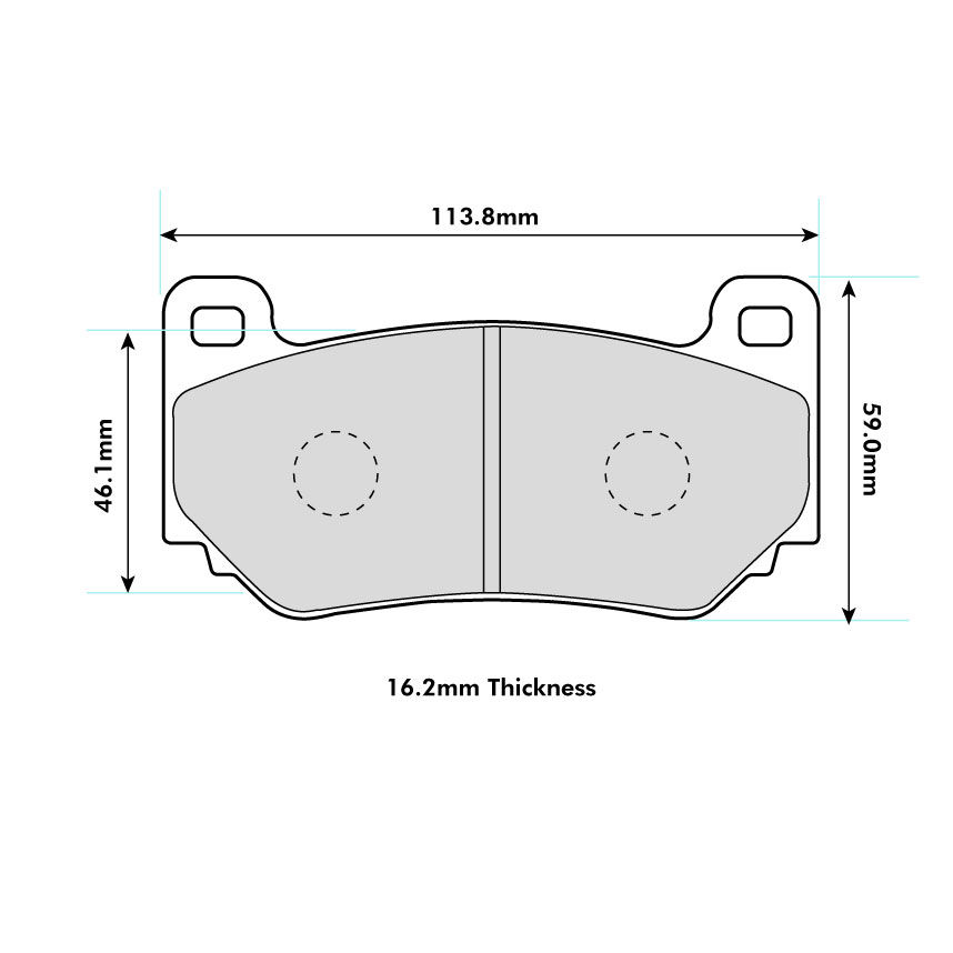 Mintex MRM1801 Brake Pads To Fit AP Racing CP7600/CP7606/CP7613 / OE Calipers