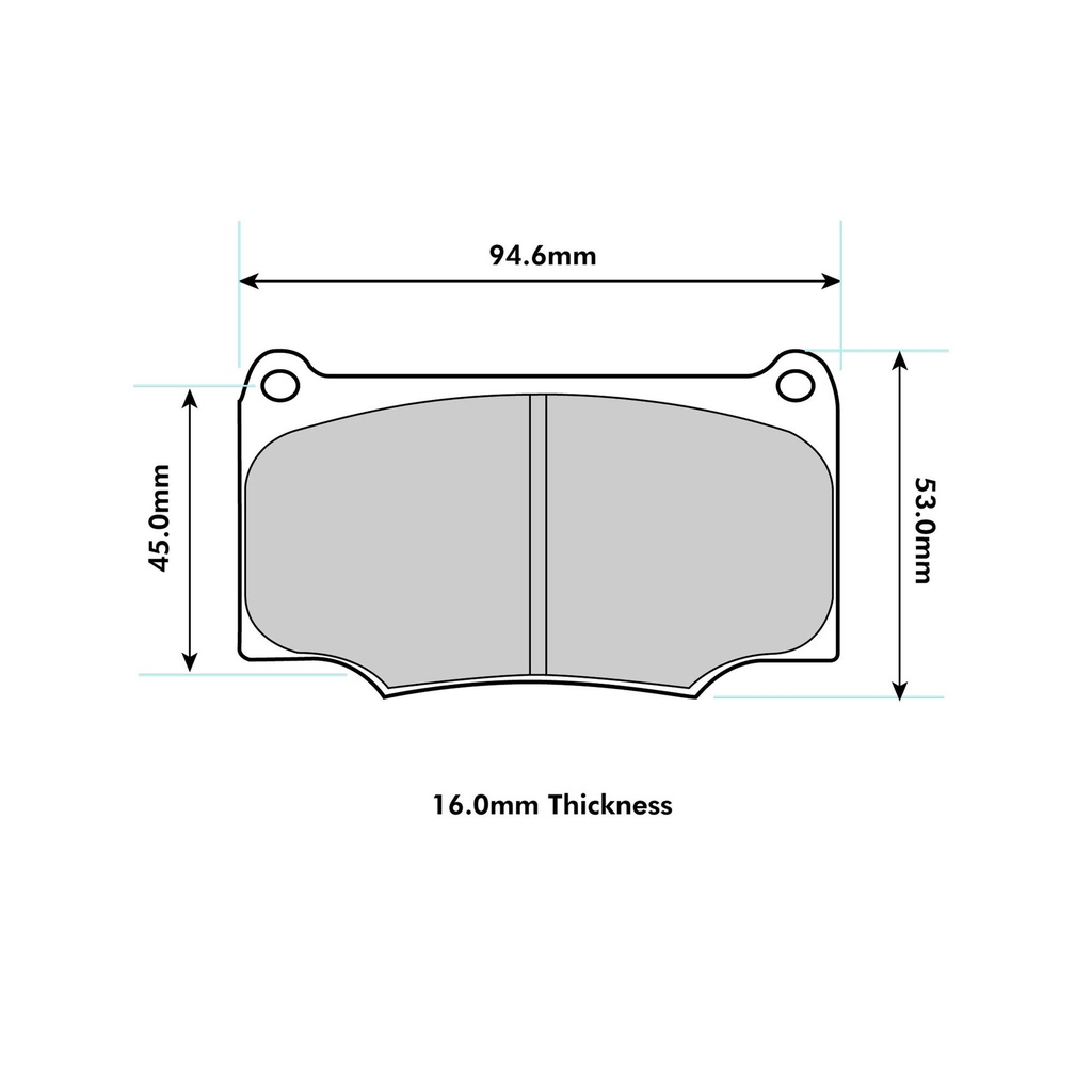 [MIN1799F6R16.00] Mintex F6R Brake Pads To Fit AP Racing CP4296 Caliper