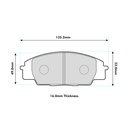 Mintex MRM1801 Brake Pads