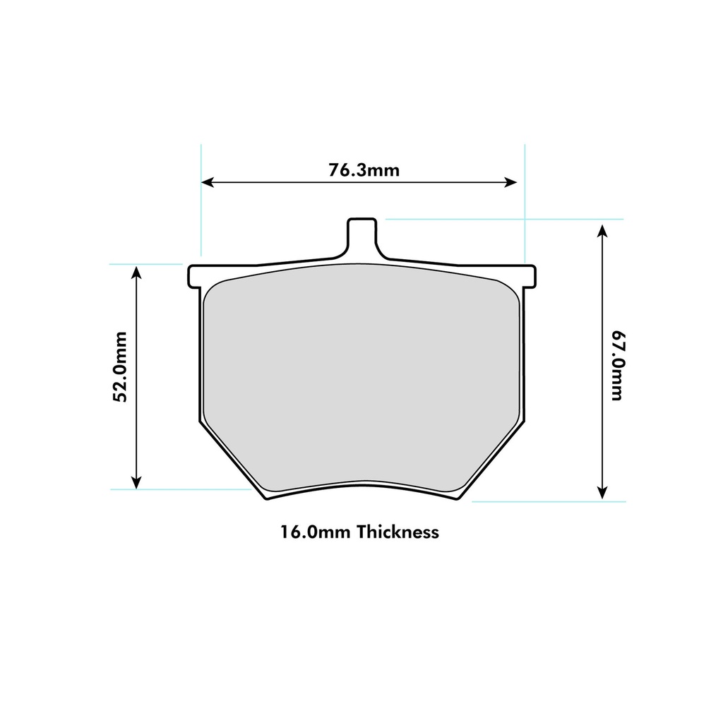 Mintex MRM1802 Brake Pads To Fit AP Racing CP2382/CP2384 Calipers