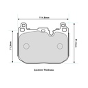 PBS Brakes ProTrack Brake Pads