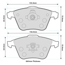 PBS Brakes ProTrack Brake Pads