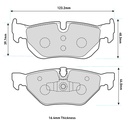 PBS Brakes ProRace Brake Pads